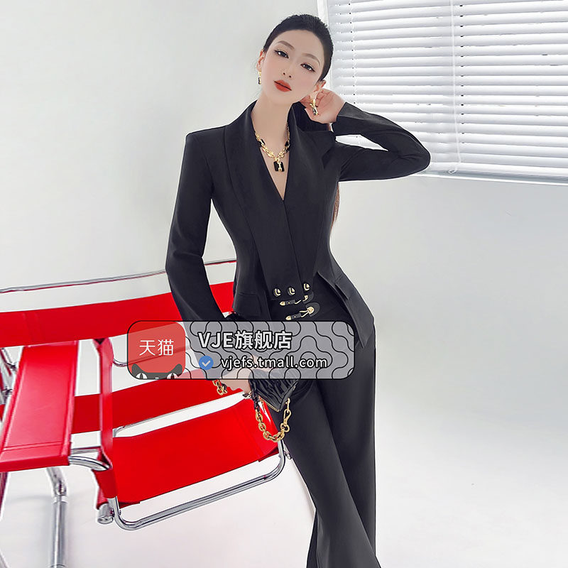 职业范减龄套装秋装搭配一整套