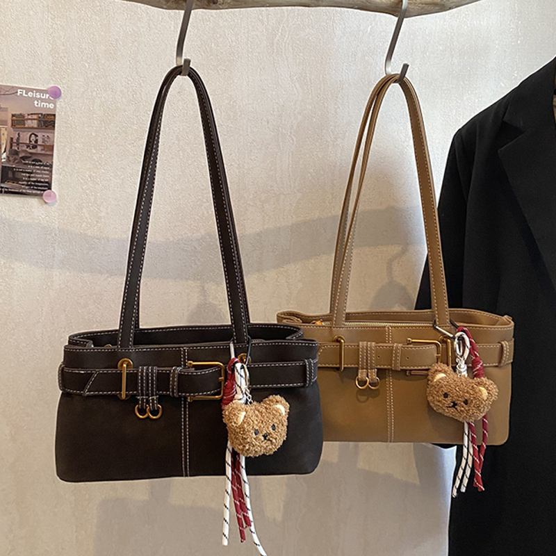 2025新款复古通勤单肩手提女包