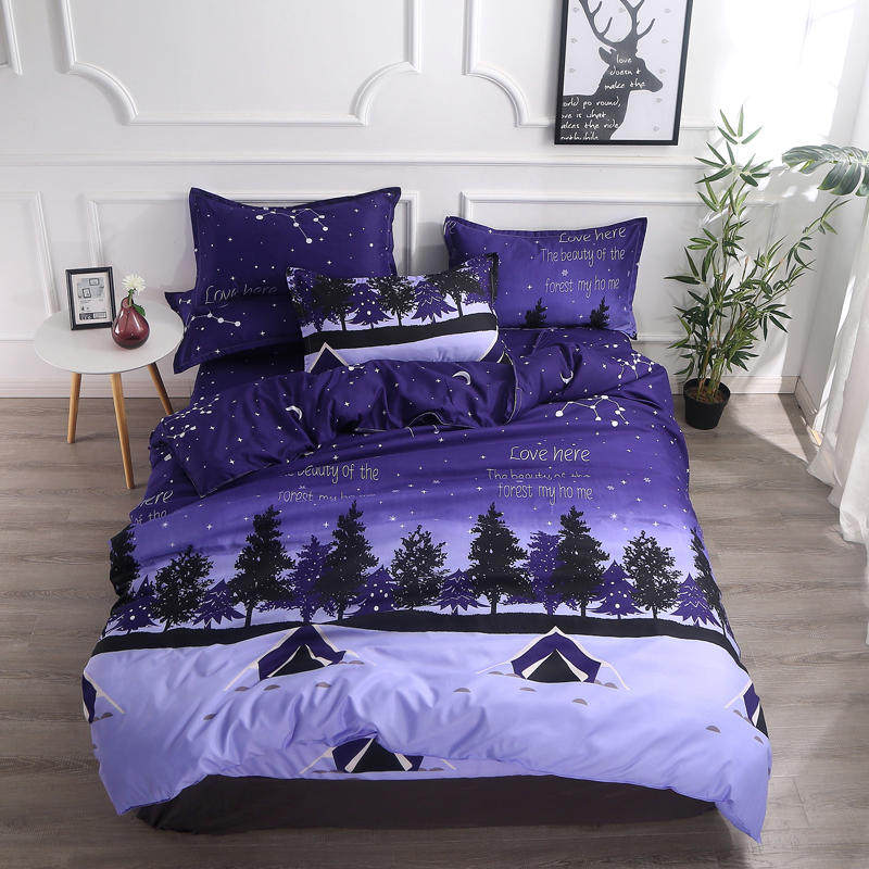 student dormitory Cartoon Single Three-piece Suite Bedclothes 1.5 rice 1.8m Four piece suit Double Quilt cover sheetin the Bedclothes , Bedding Sets/Family of four/Multiple sets of  category - from Buy2taobao.com to provide professional Taobao agent buy service