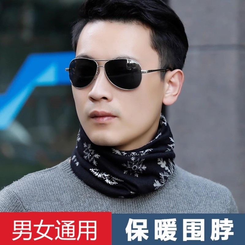 女士纯脖套全棉围脖女冬季保暖韩版时尚颈椎护颈棉脖子春秋季围巾