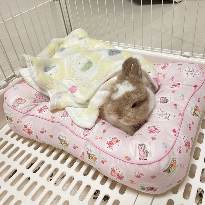 宠物兔子窝夏季垫子四季通用兔兔趴趴垫猫咪狗狗睡垫防水地垫加厚