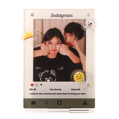 ins高颜值亚克力3寸照片相框摆件