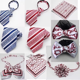 中行领带 中国银行领带 男士领带女士丝巾拉链易拉得球花领花头花