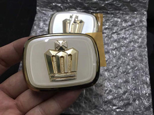 适用皇冠C柱皇冠标后叶子板侧标车身尾标金色12代13代14代皇冠标