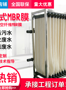 MBR中空纤维膜组件 复合膜片帘式膜生物过滤膜污水处理PDVF平板膜
