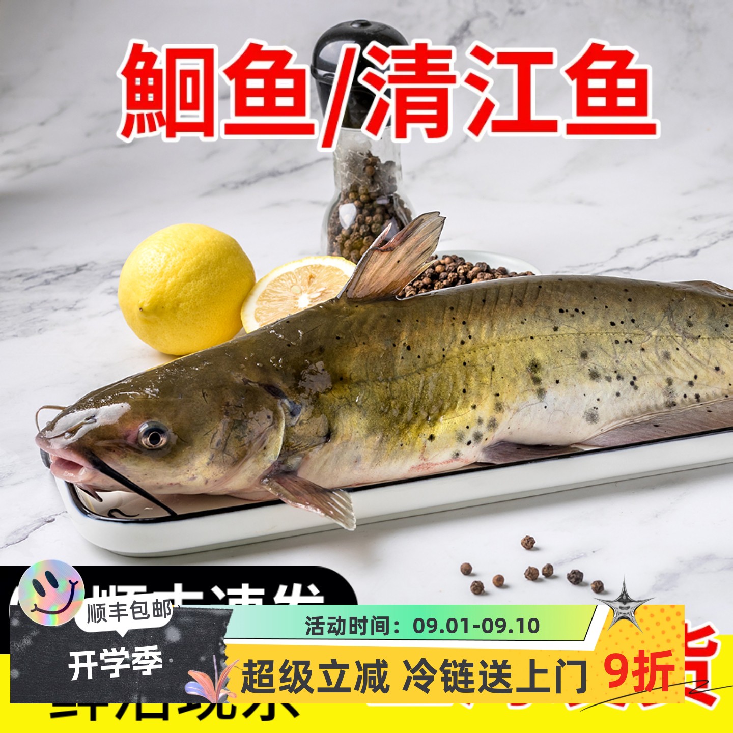 鲜活清江鱼整条江苏叉尾鮰鱼图片