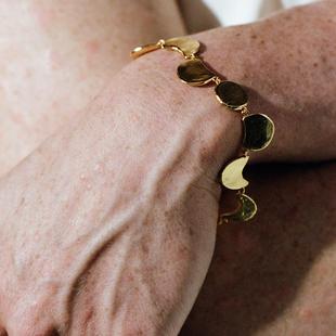 ABOAB ETERNITY系列Moon Phase手链925银厚镀金原创设计日月灵感