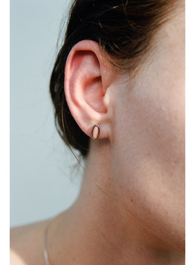 ABOAB  PASTORALE系列Dome耳饰925银原创设计 玛瑙 极简 轻奢精致