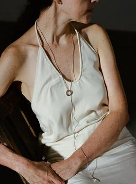 925银厚镀金原创设计长项链