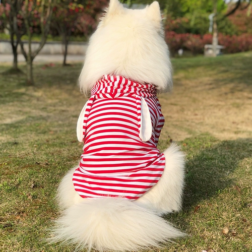 Samoyed Clothing Big Dog Summer Golden Retarine Labra Multi -Borderder Spring Summer -Summer Shized Chine Thin Clothing