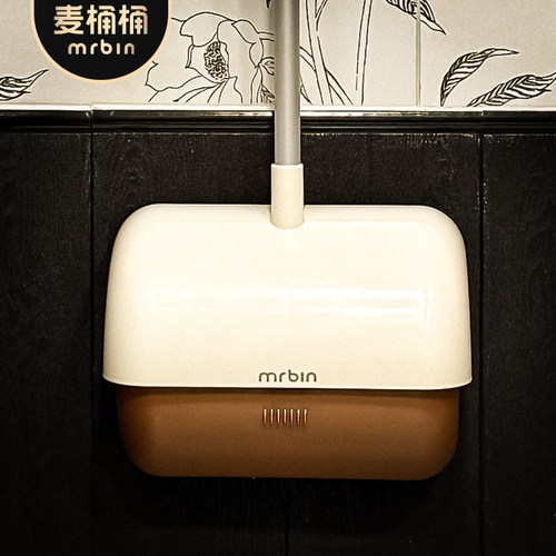 麦桶桶滑盖防风簸箕壁挂扫把