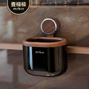 麦桶桶废弃洗脸巾收纳桶壁挂垃圾桶家用卫生间高颜值复古新款 无盖