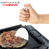 一体成形烹饪煎炒披萨铲 小锅铲 日本进口工夫具C 6655不锈钢铲子