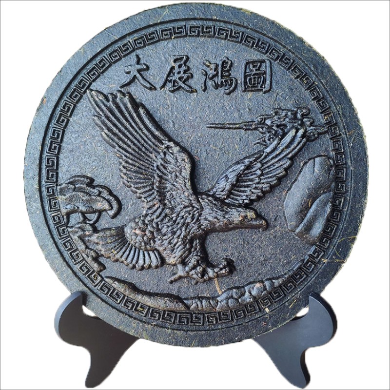 生茶茶雕送领导高端摆件大方实惠