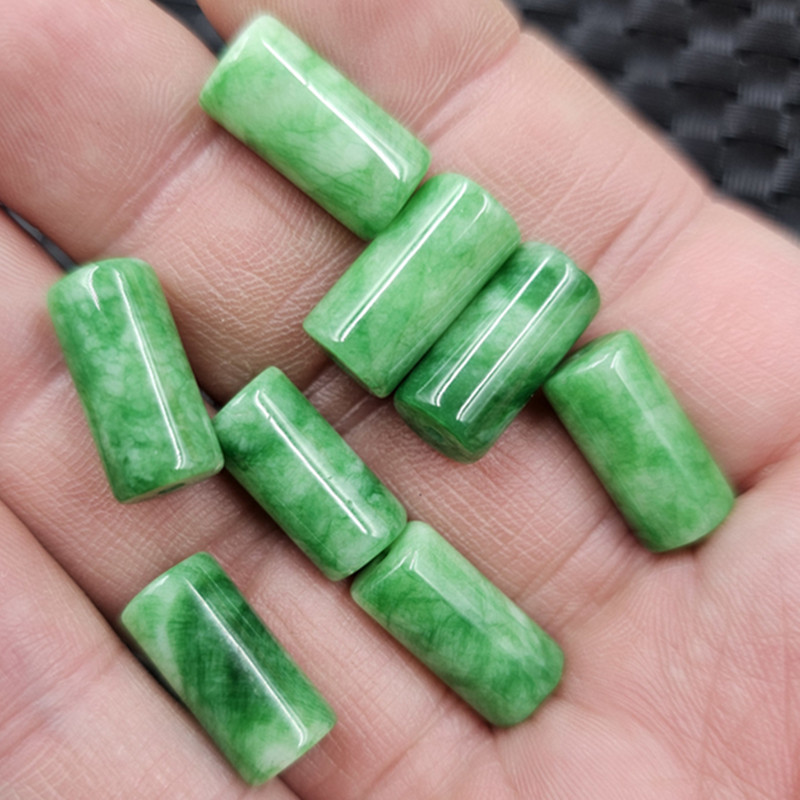 翡翠玉干青路路通玉石散珠