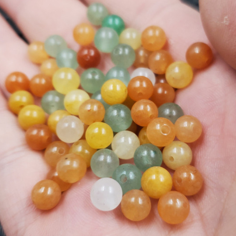 新疆金丝玉项链散珠