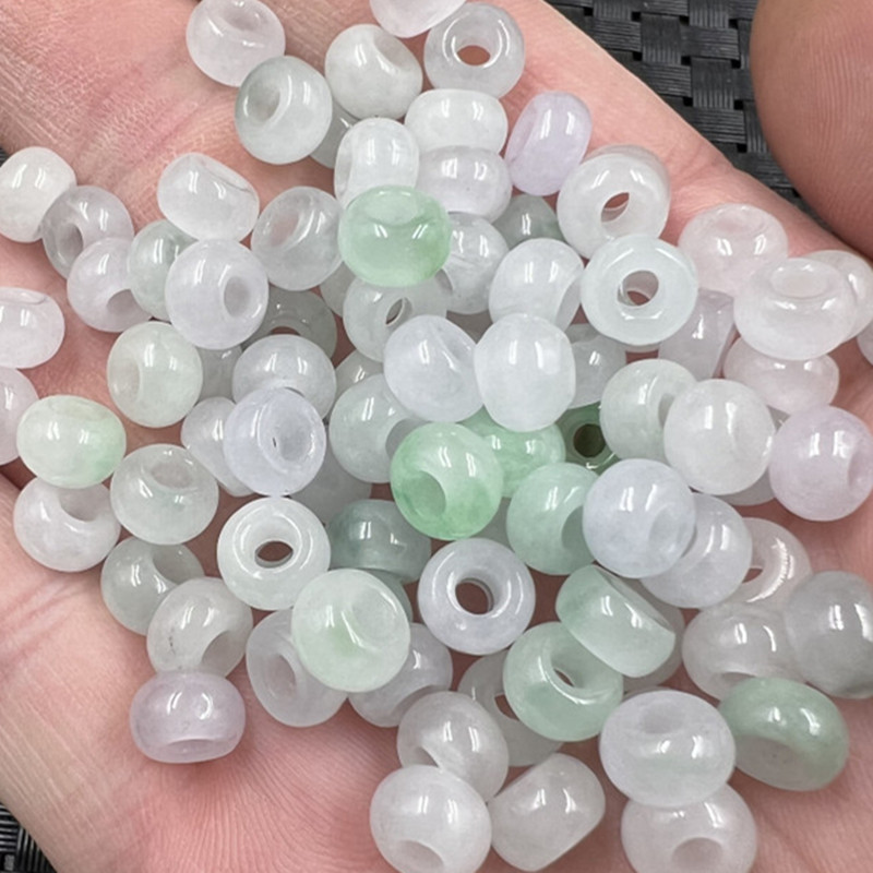 翠玉平安扣散珠隔珠配件珠子