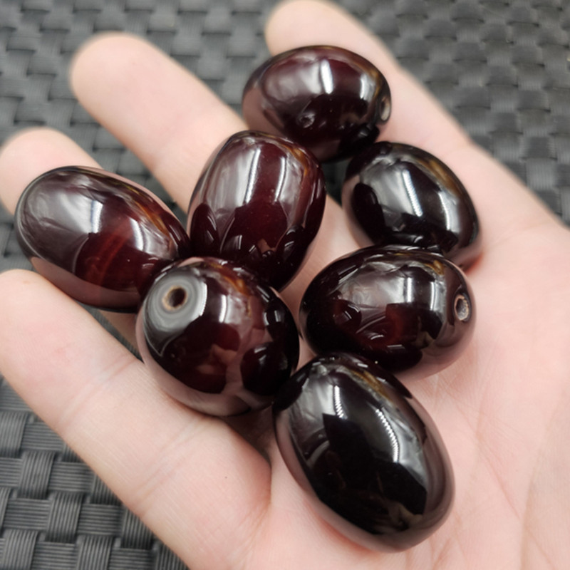 黑红玛瑙路路通玉石散珠