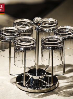 德国进口LESTEL高档水晶玻璃威士忌酒杯套装家用洋酒啤酒杯子水杯