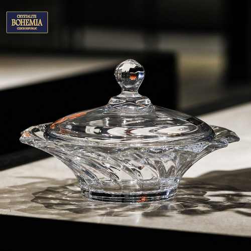 BOHEMIA进口水晶玻璃糖缸沙拉碗