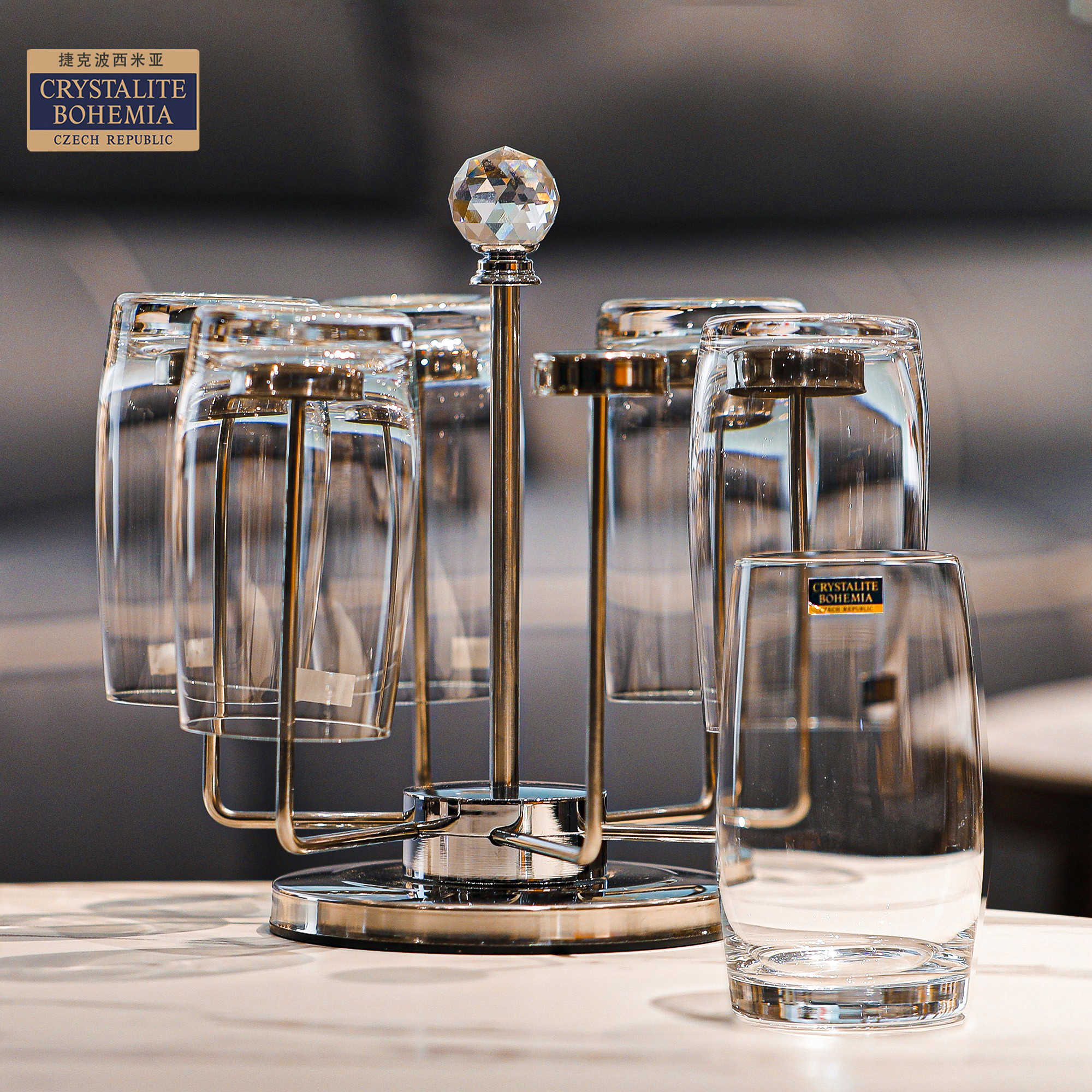 捷克BOHEMIA耐热家用水杯玻璃杯