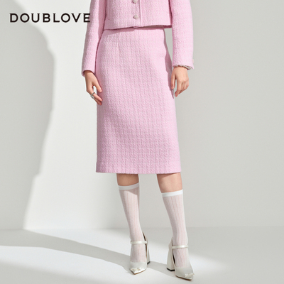 【俏皮小香风】羊毛直筒半身裙
