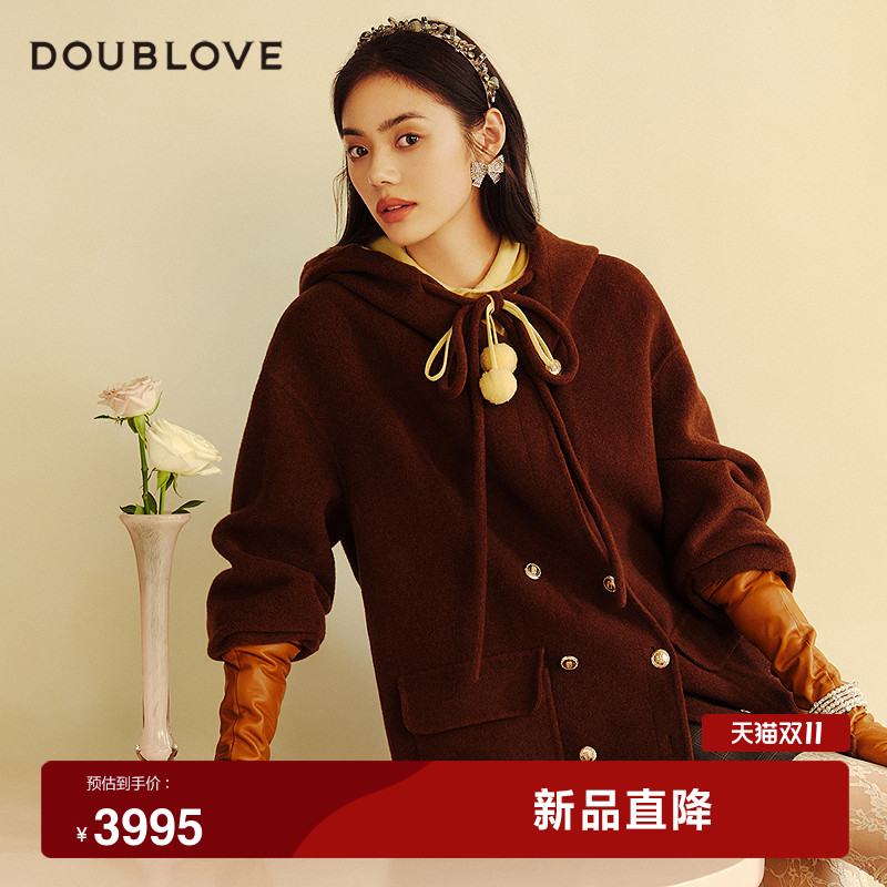 【轻暖双面呢】学院风羊毛大衣