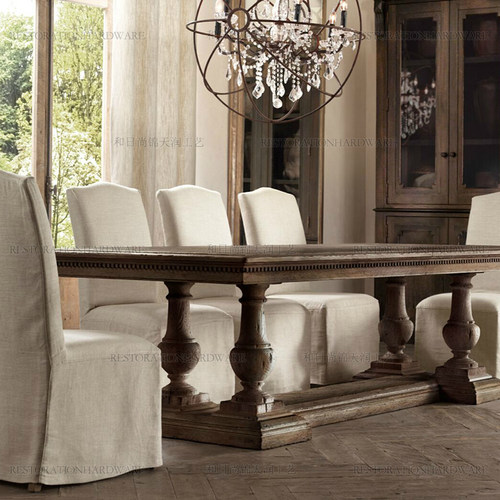 北美黑胡桃木原木实木餐桌大板