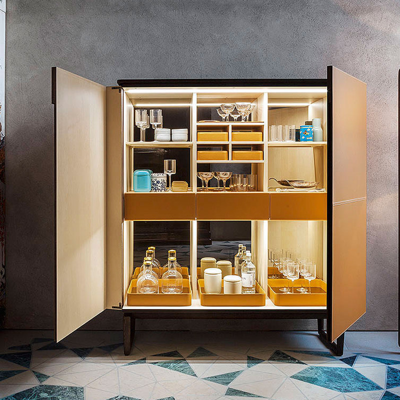 德加材质可定制玻璃酒柜大储量