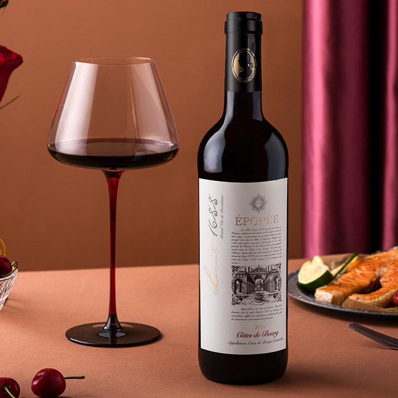 拉蒙法国原瓶进口红酒1688史诗干红葡萄酒布尔丘地区级aoc单支