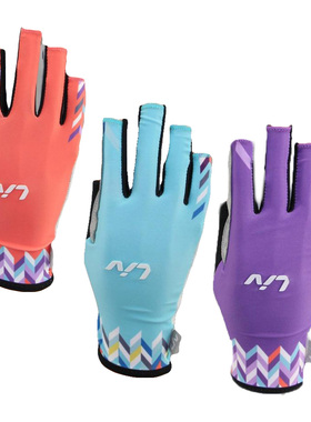 GIANT捷安特女式手套liv小羊皮短指手套女士九分指手套半指漏指