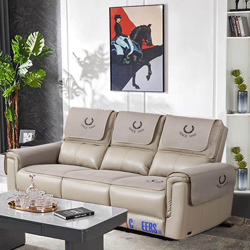 高档真皮芝华士沙发垫套罩四季通用电动功能头等舱芝华仕顾家坐垫