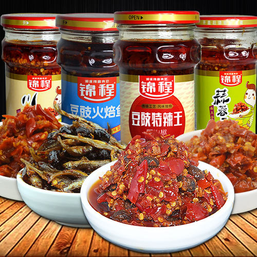 湖南特产锦程豆鼓蒜蓉辣椒酱