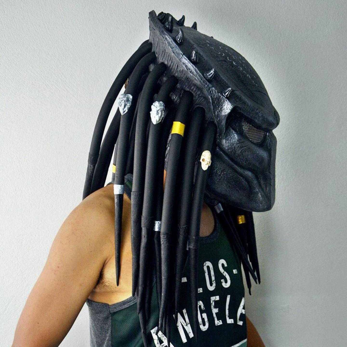 影视同款铁血战士5猎物面具头套