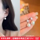 七与 小灯泡 耳环高品质925银针精致高亮珍珠耳钉优雅气质