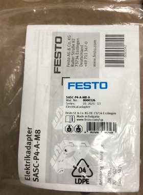 费斯托SASC-P4-A-M8-A,订货号：800032 议价
