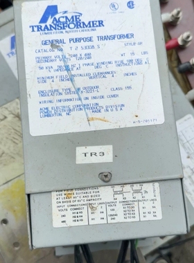 ACME通用变压器T2-53008S，拆机功能完好，50KV 议价