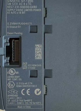 西门子S7-1200 SM 1231 AI 4x TC模块， 议价