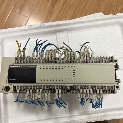 FX3U-80MT/ES-A二手拆机三菱plc实物图拍摄功能 议价