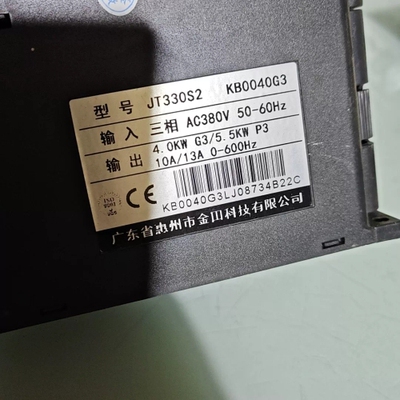 八九成新金田变频器JT330S2，型号KB0040G3，三相 议价