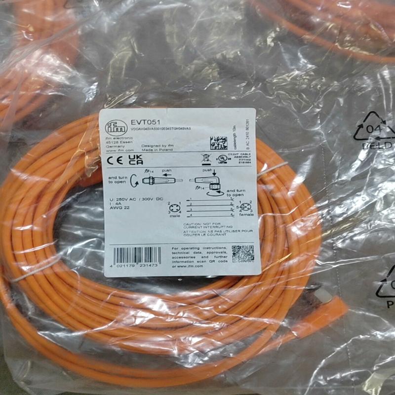 IFM易福门传感器连接线EVT051进口(议价）