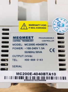 麦格米特PLC，MC200E-4040BAT，功能正常，成色 议价