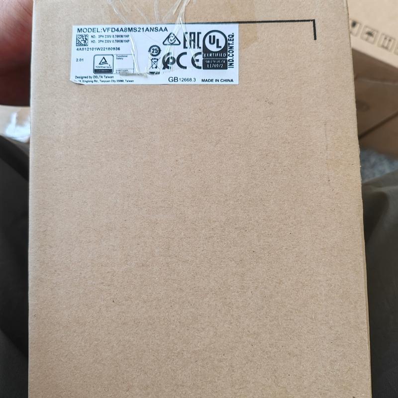 台达变频器VFD4A8MS21ANSAA ，盒码(议价）