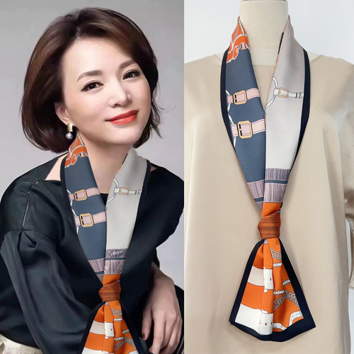 春夏秋季洋气时尚韩版女丝巾百搭