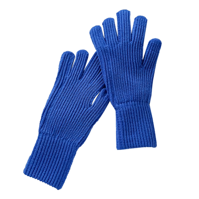 毛线手套可爱可触屏女