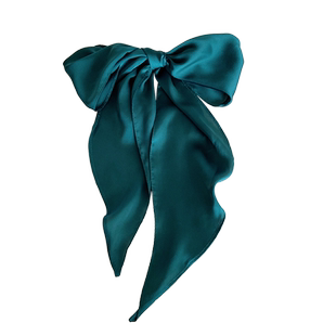 韩版发带装饰小丝巾女百搭小长条细窄纱巾多功能绑包包带纯色领巾