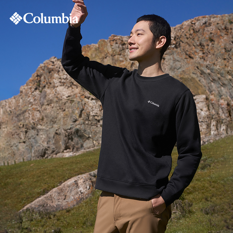 哥伦比亚25秋冬新款圆领卫衣男女