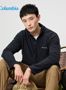 Columbia哥伦比亚户外男24秋冬新款防风保暖休闲抓绒外套AE6558
