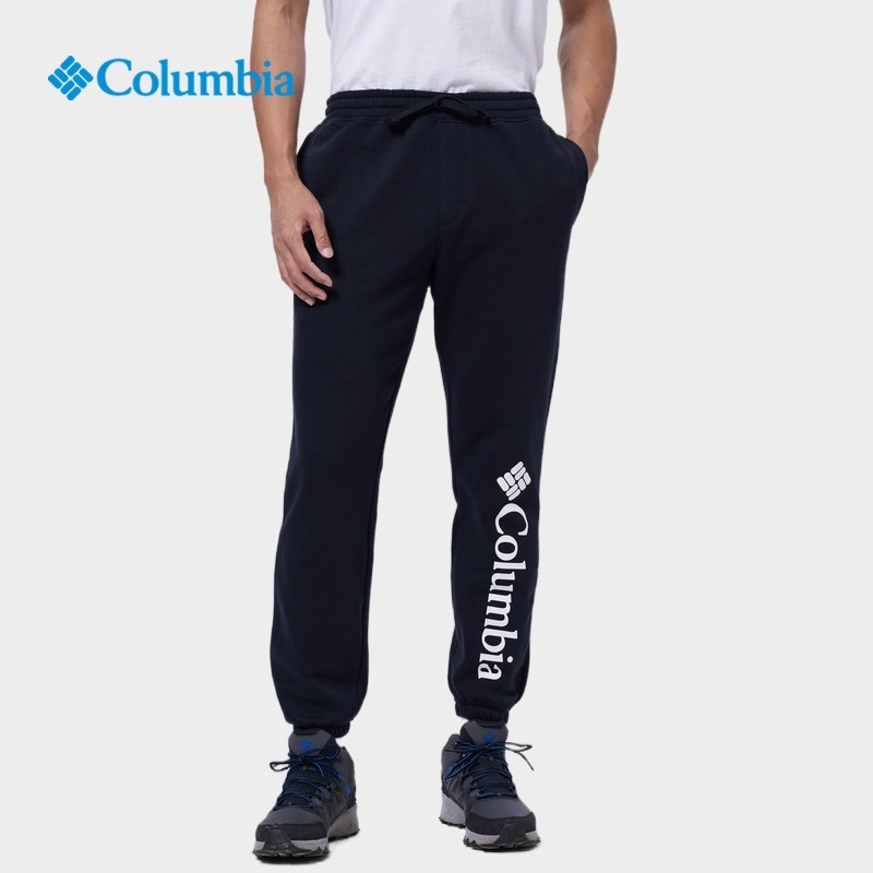 columbia哥伦比亚户外男子内里薄绒保暖时尚休闲运动卫裤ae5441