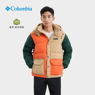 Columbia哥伦比亚户外男25秋冬新款拒水650蓬保暖羽绒服WE9054
